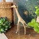 Girafe en laiton