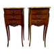 Pair of bedside tables, France early 20th century