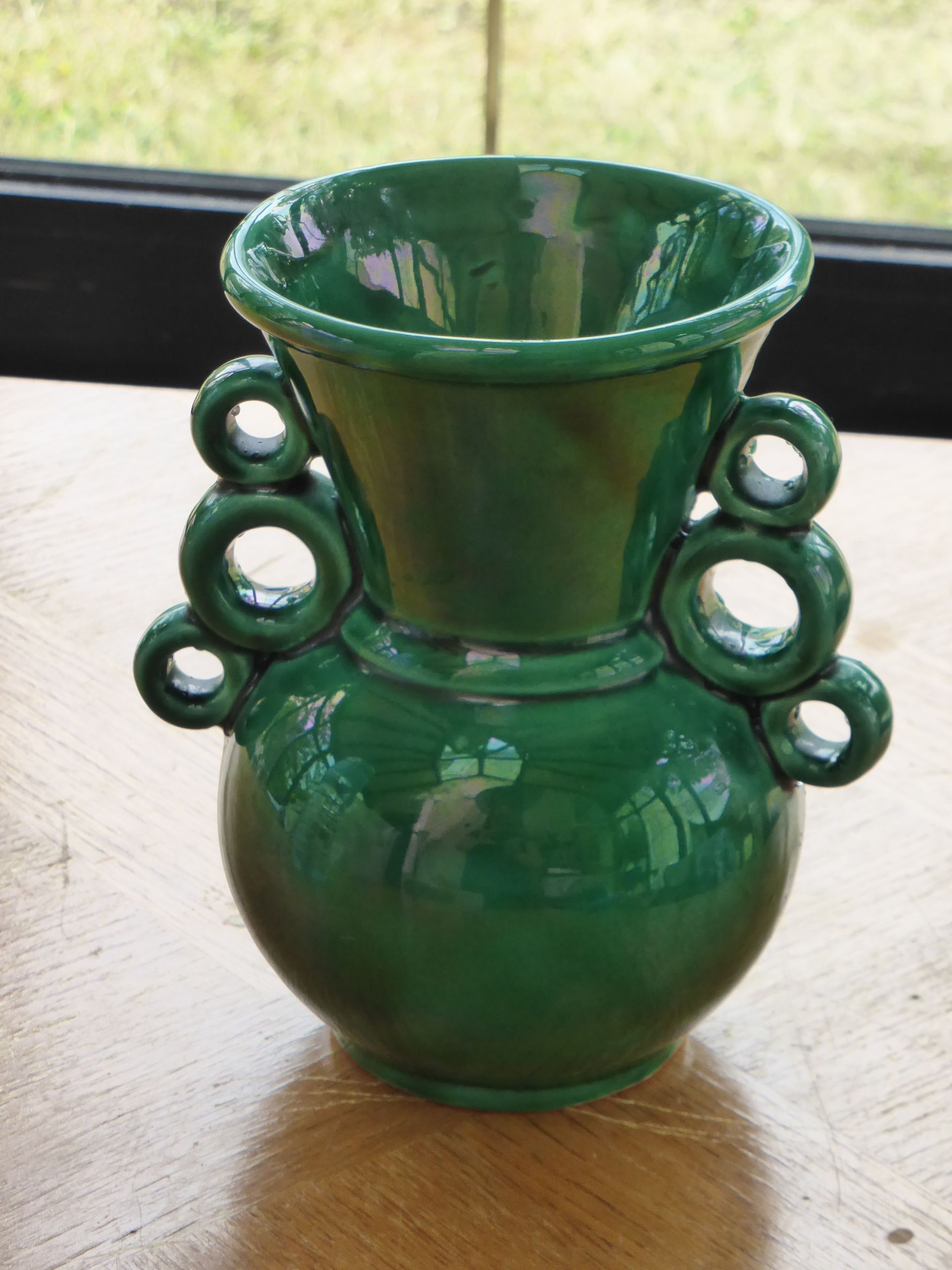 Lot De 27 Pièces De Vaisselle Camping Cinsa Verte Mouchetée - Porcelaine Émaillée, Neuf (Défauts Possibles)