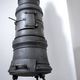 Workshop cast iron stove, late 19th century, raw wabi-sabi design.