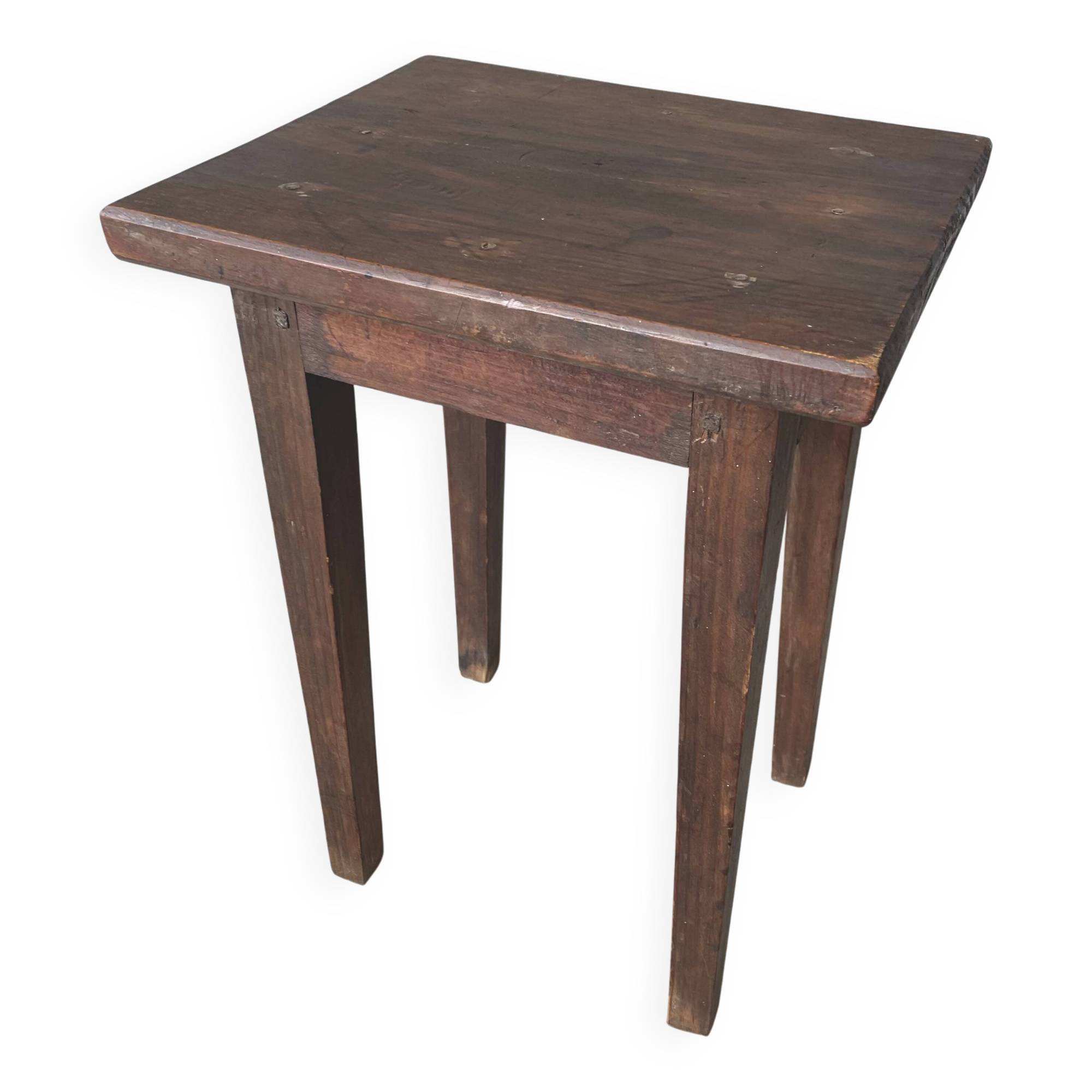 Antique solid wood stool