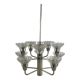 60s 70s chandelier glass space age design