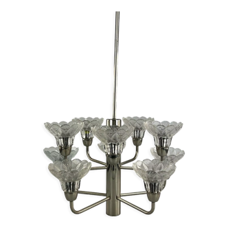 60s 70s chandelier glass space age design