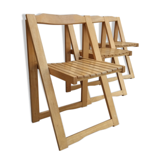 Set of 3 chairs folding