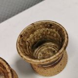 Two small vases/candlesticks/pots by the famous Tue Poulsen Denmark 1970s