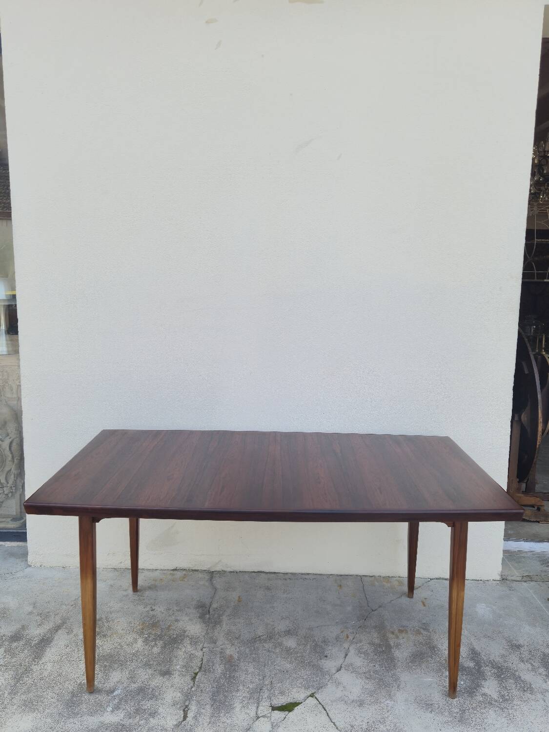 Scandinavian extendable table in Rio rosewood, 1960s