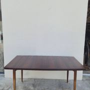 Scandinavian extendable table in Rio rosewood, 1960s