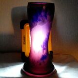 Vase in glass paste glass of the bresle