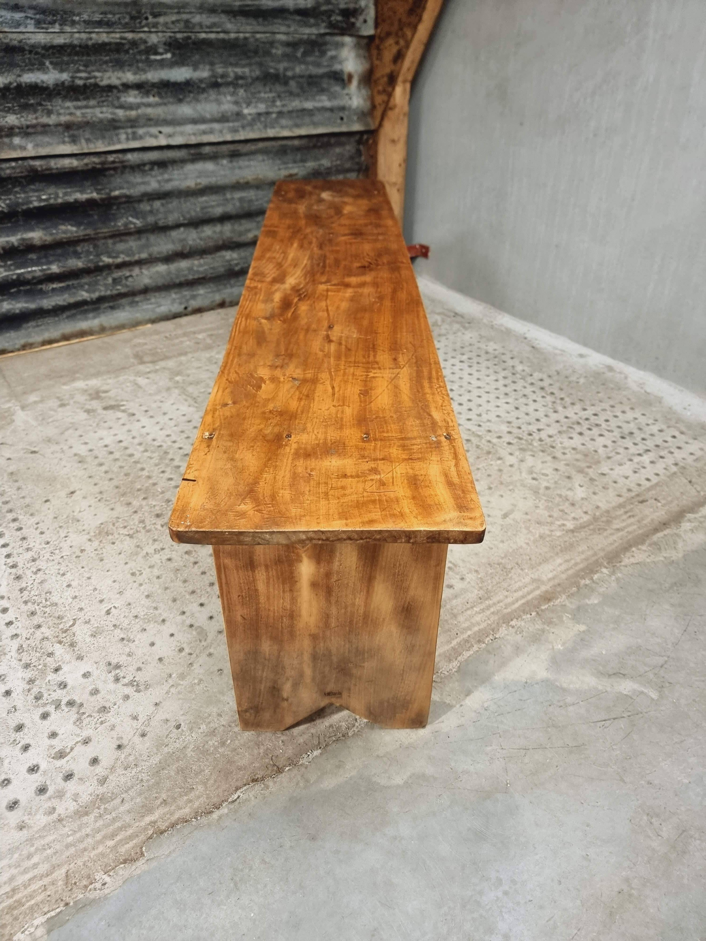 Antique wooden side table bench rural TV cabinet 40 x 200 cm