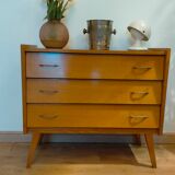 Scandinavian dresser vintage compass feet