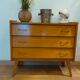 Scandinavian dresser vintage compass feet