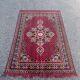 Tapis vintage à décor floral 123x176cm