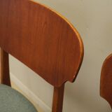 Set of six teak chairs, Danish design, 1970s, production: Denmark