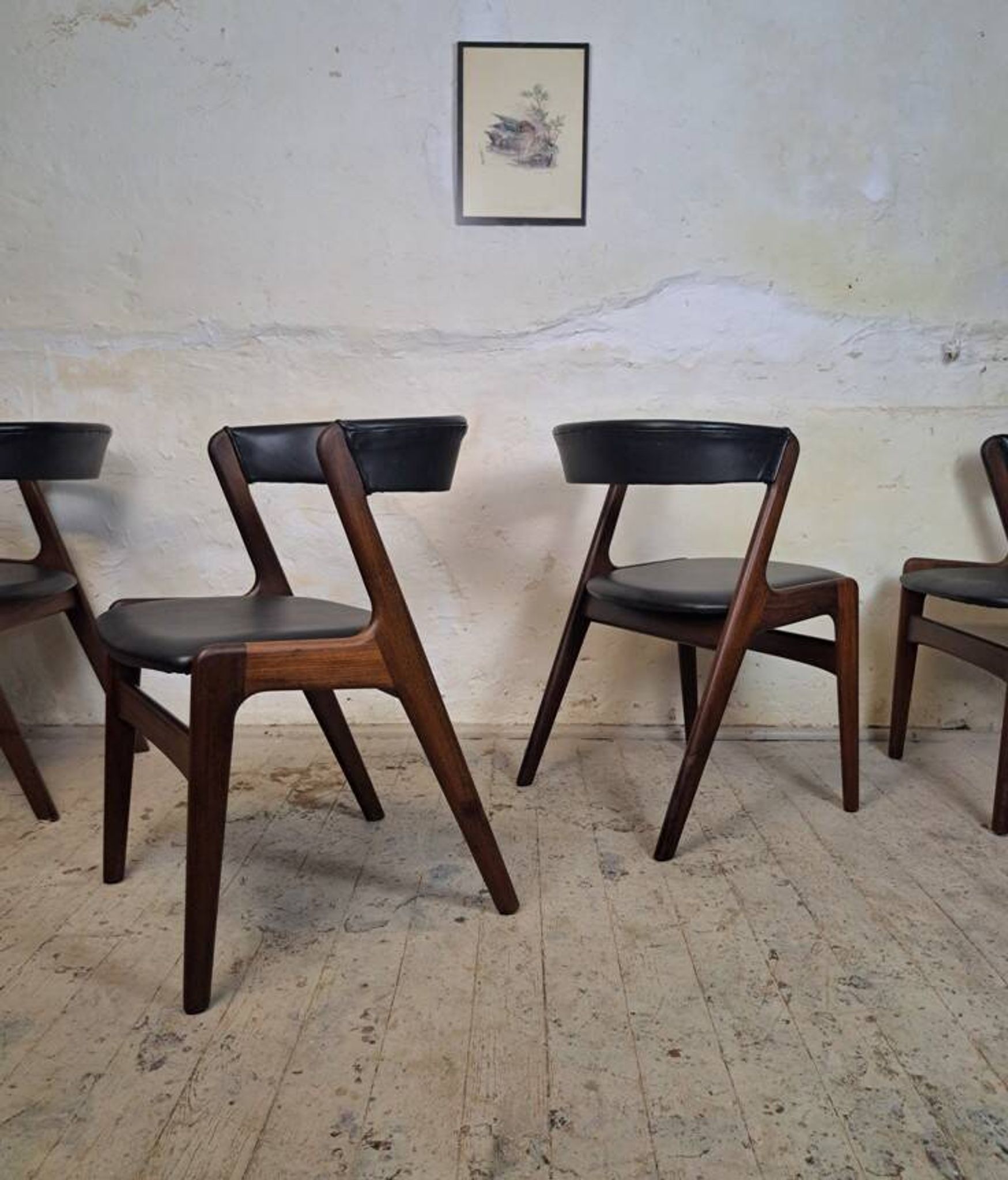 Chaise en teck C21, FIRE CHAIR conçue par KAI KRISTIANSEN