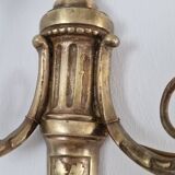 Louis XVI style bronze wall lamp