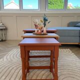 Wooden nesting table