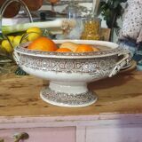 Antique English soup tureen on pedestal – Model "Clovis" – Late 19th century