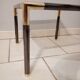 Vintage sofa end Italian design 70-80s side table