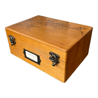 Gilded wooden box