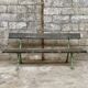 Former early 20th cast iron garden bench