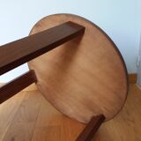 Art Deco tripod console pedestal table