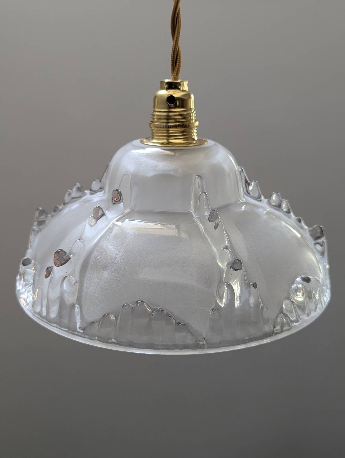 Esprit baladeuse art déco 1930 verre