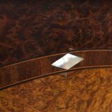 Marquetry bedside table
