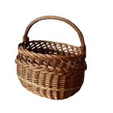 Vintage wicker basket