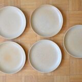 Lot of 5 flat plates in sandstone