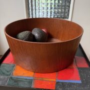 Servex, Sweden, teak fruit bowl, Scandinavian