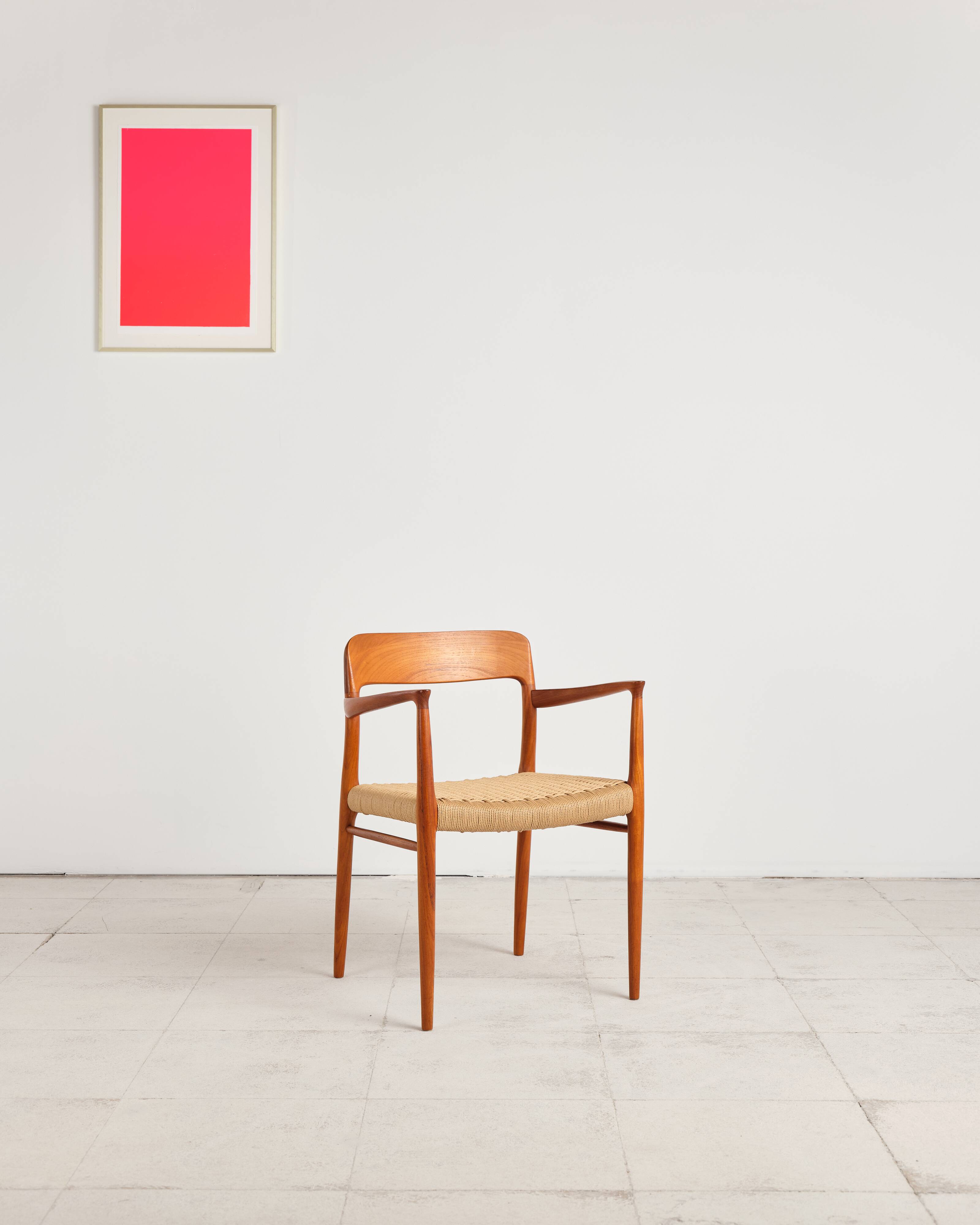 Armchair 56 in teak from the mid-century by Niels O. Møller, J.L. Moller