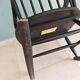 Rocking Chair Black Wood Vintage 1960 — Scandinavian Style