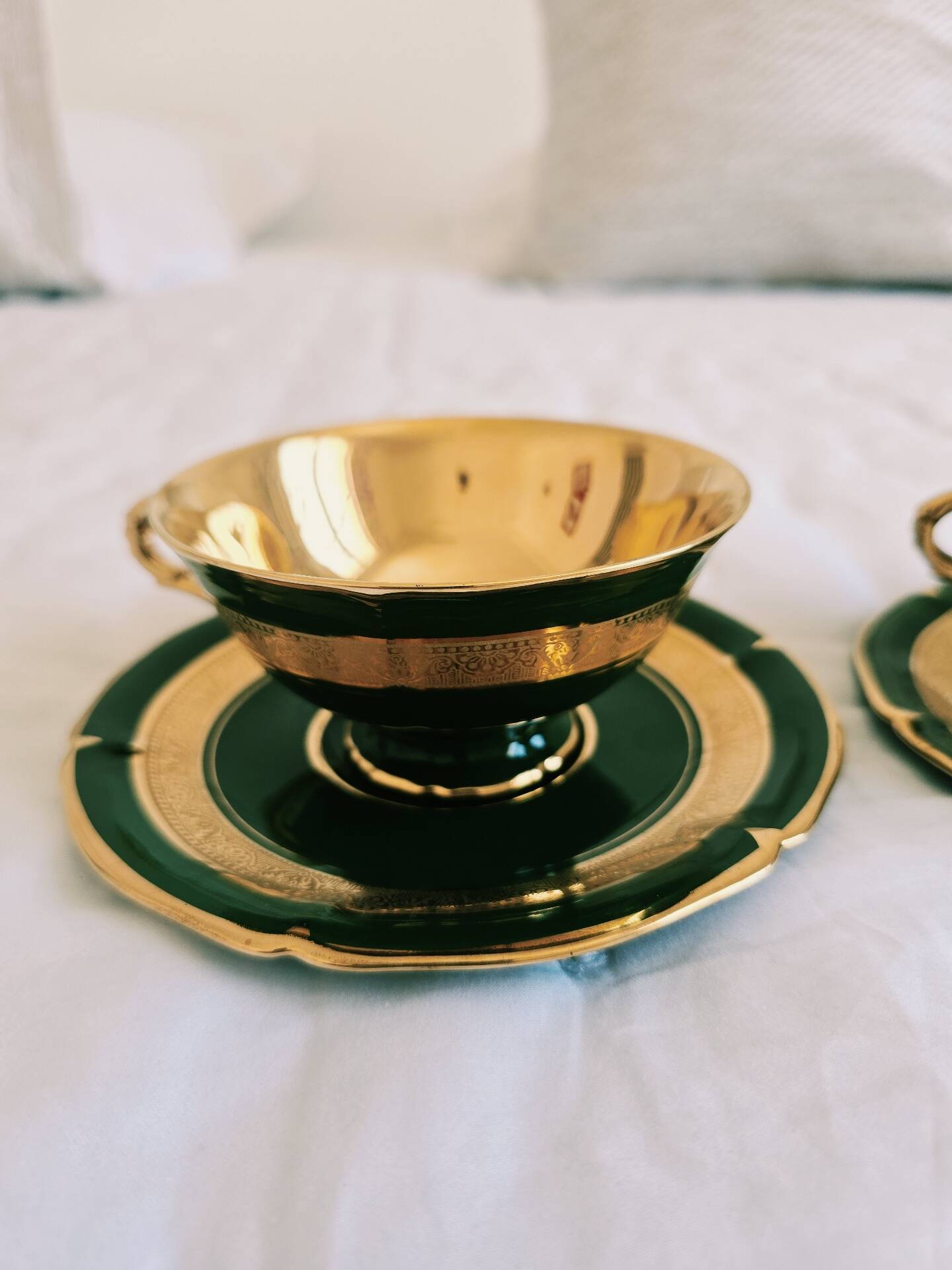 Pair of cups Lengle Limoges France