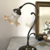 Art nouveau style tulip lamp