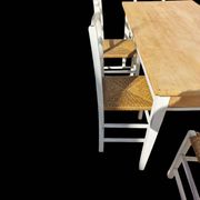 Old farmhouse table + 4 chairs
