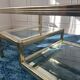 Vintage gold and silver coffee table