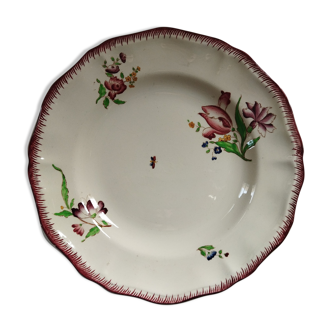 Sarreguemines Strasbourg pedestal dish