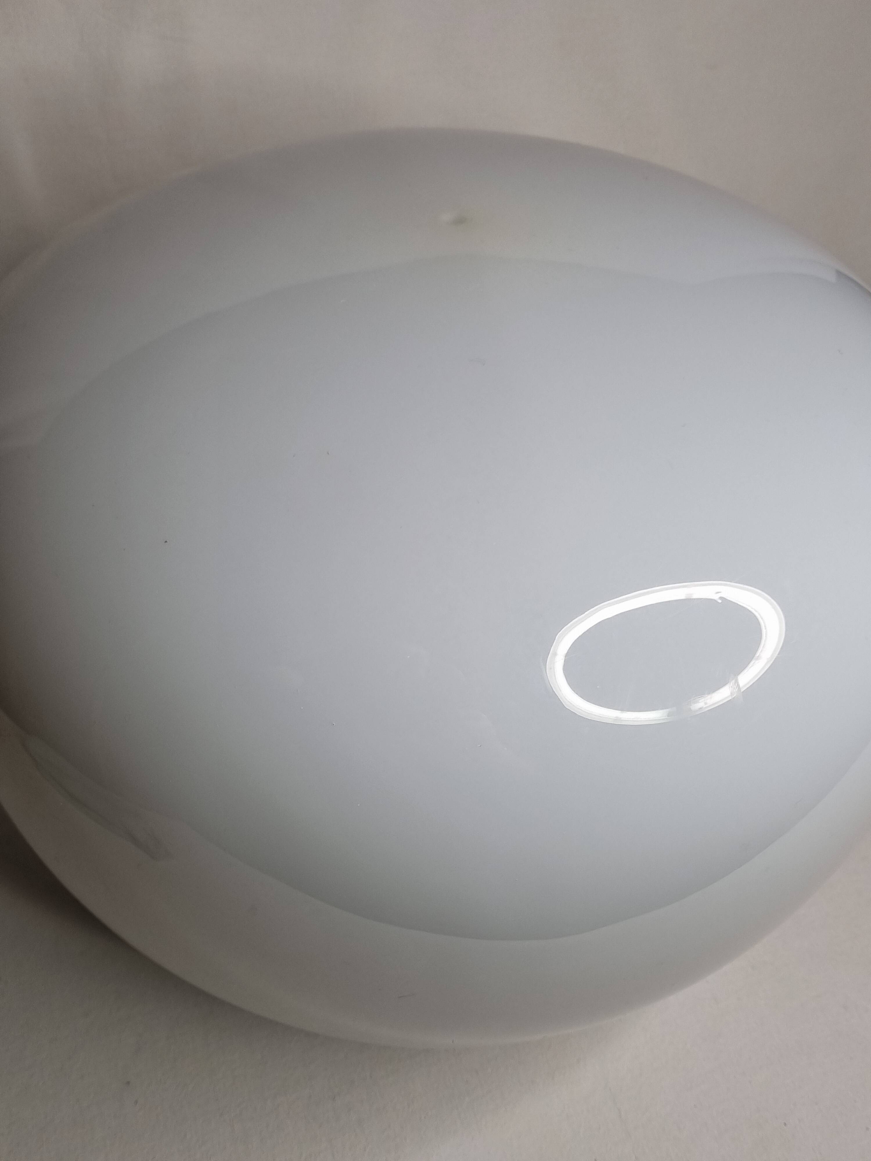 Jonisk floor lamp, designed by carl öjerstam, pebble shape in polycarbonate 38 cm
