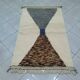 Authentic Moroccan wool rug handwoven, 250x150 cm