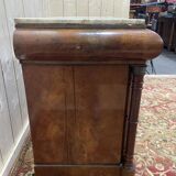 Commode époque Empire acajou marbre carrare