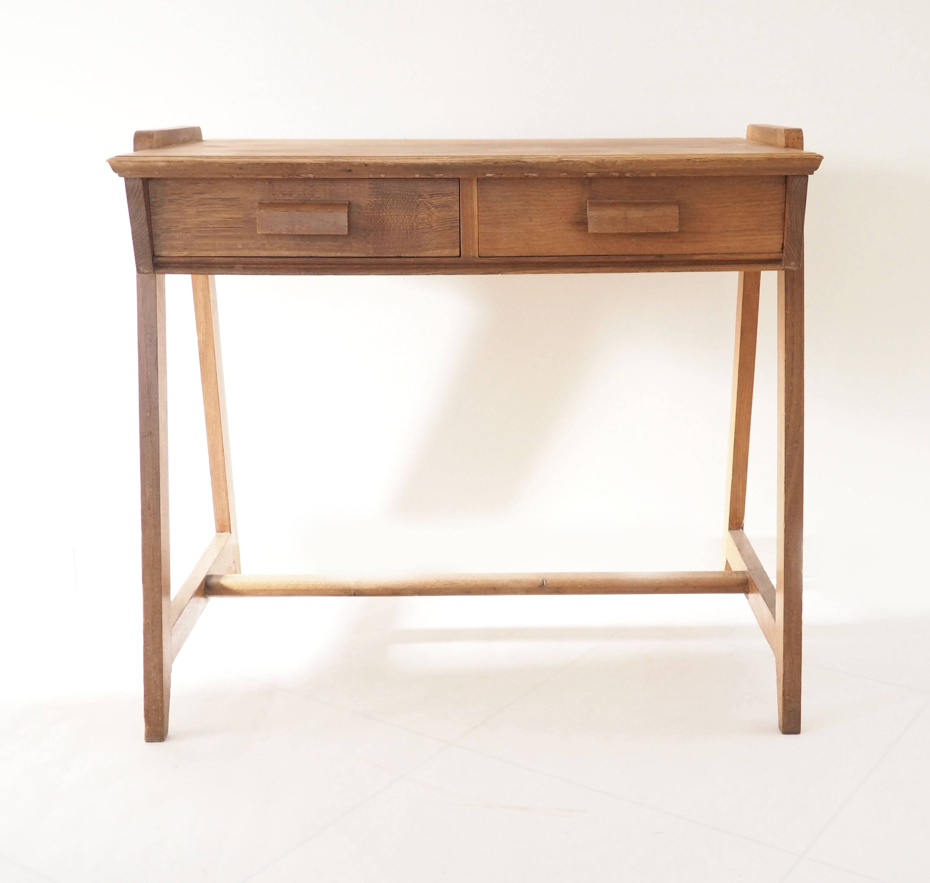 Bureau en chêne midcentury