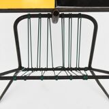 Vintage scoubidou magazine holder