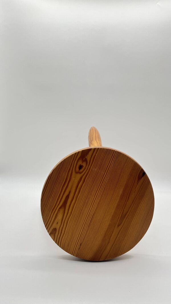 Tabouret tripode berger en pin