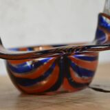 Blue and red basket