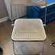 Chaises Plia Castelli en bois et cannage