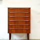 Teak Drawer Cabinet, Denmark 1960s/1970s, VNTG, Mid-C Modern