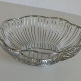 Silver metal basket