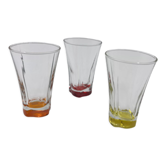 Lot de 3 verres à liqueur