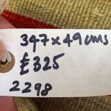 Old Turkish narrow Kilim Runner 347x49 cm shabby chic, vintage kelim