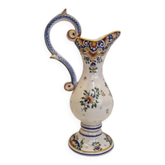 Pichet Vase ancien en faience René Delarue début 20eme siècle